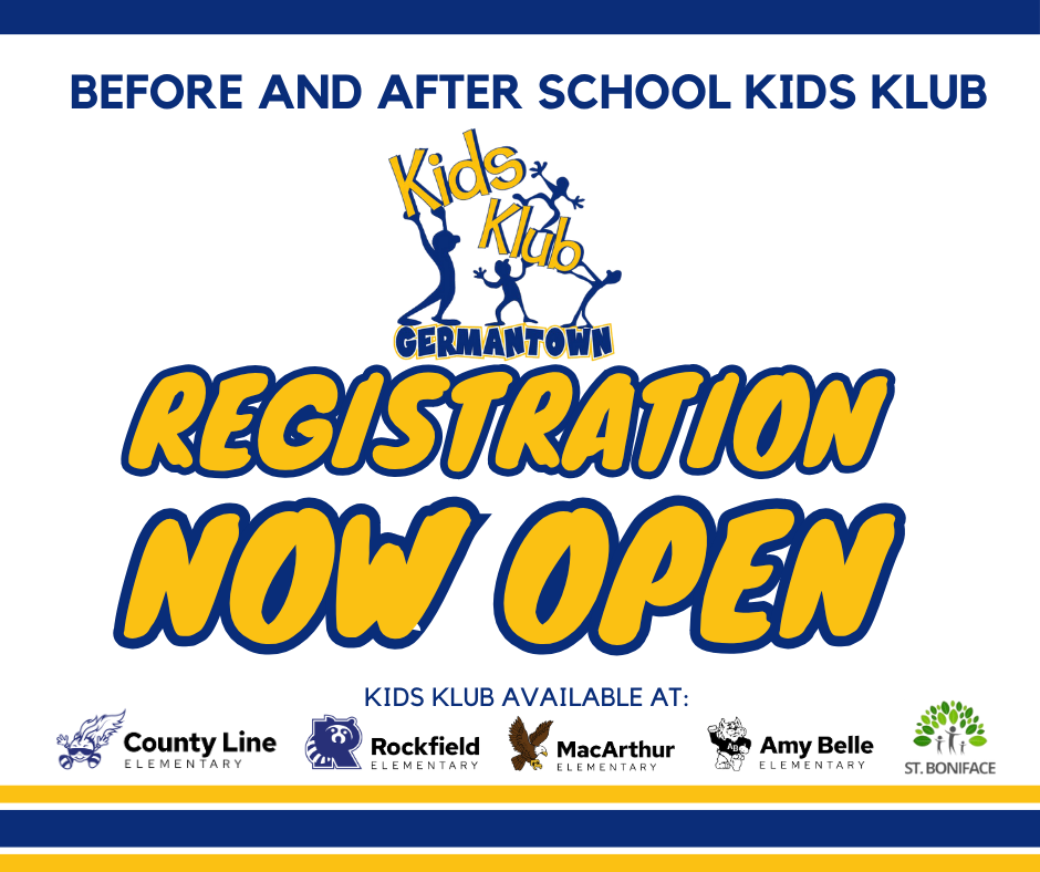 Registration for Kids Klub Open
