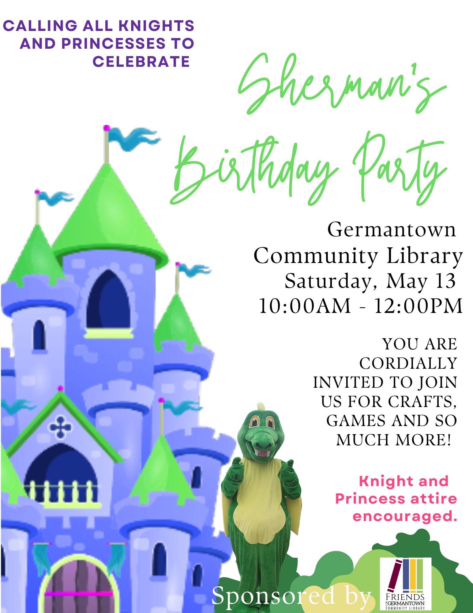 Castle Creative Pink 17th Birthday Invitation