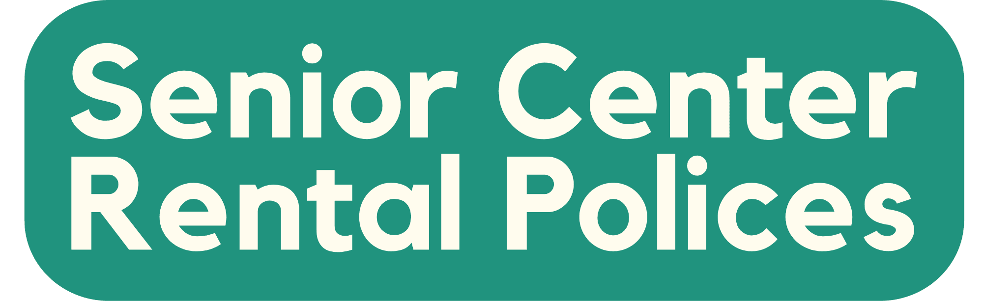 Senior Center Rental Policies