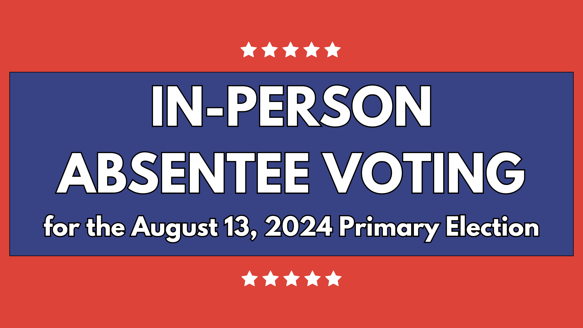 2024 Primary Election IPAV Schedule