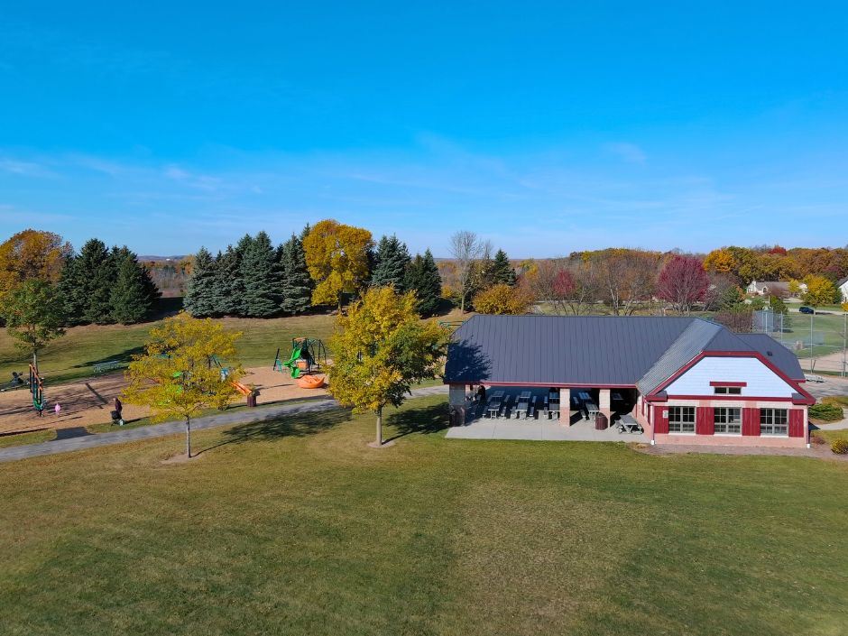 Kinderberg Park Shelter aerial view